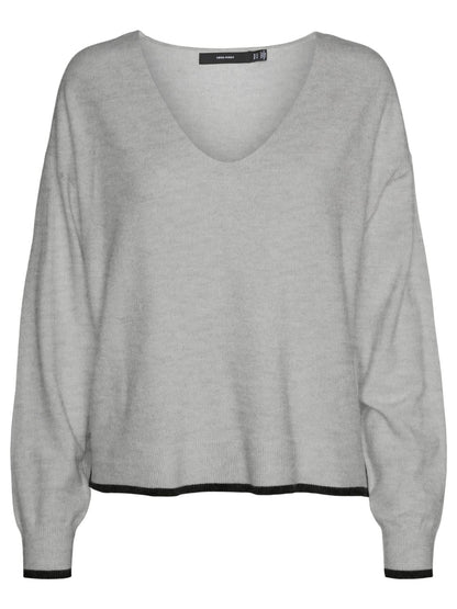 Vero moda maglia collo a V vmbreeze ls v-neck pullover boo
