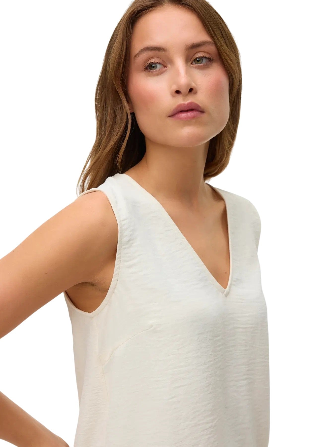 Vero Moda canotta mod. malva s/l v-neck top wvn noos