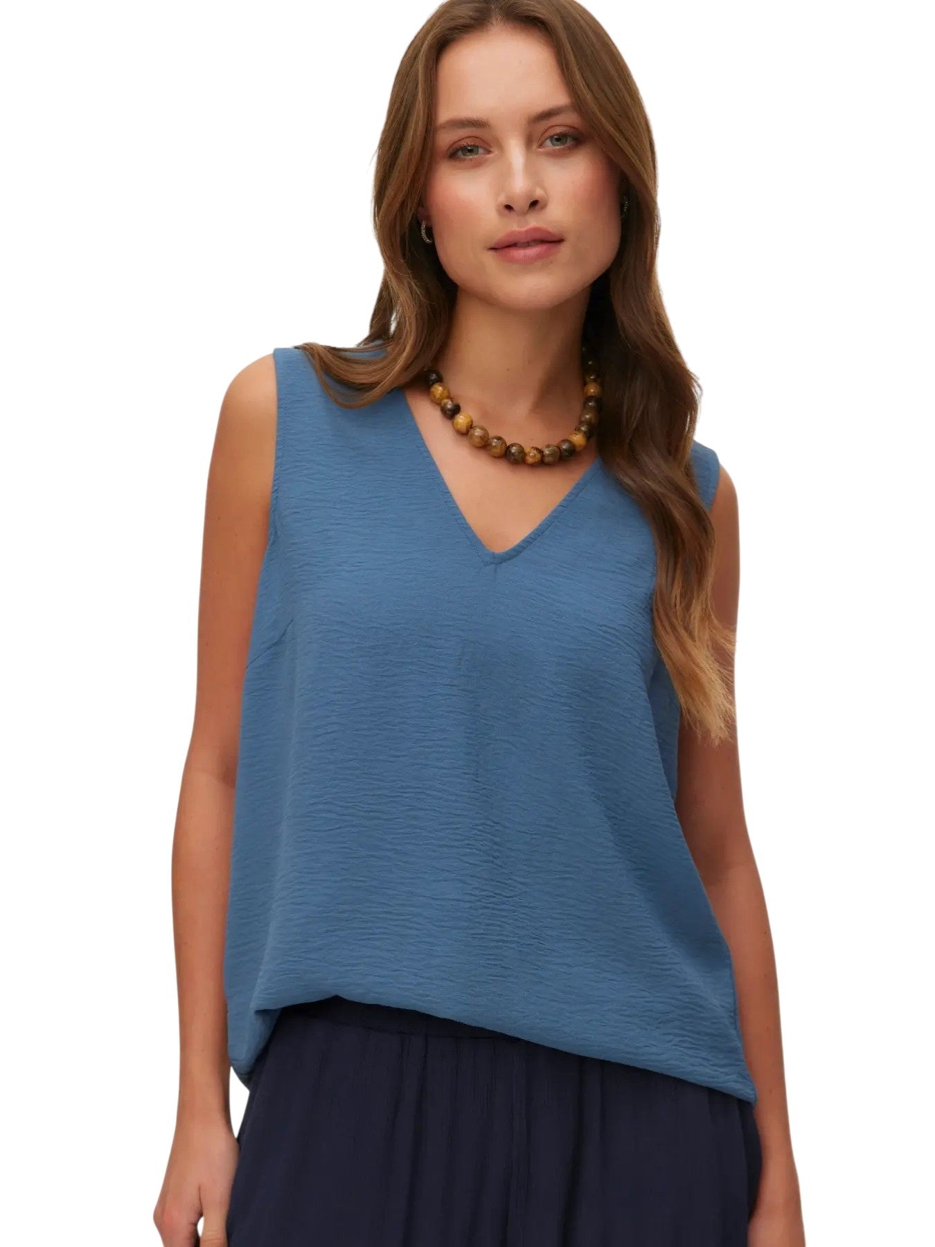 Vero Moda canotta mod. malva s/l v-neck top wvn noos