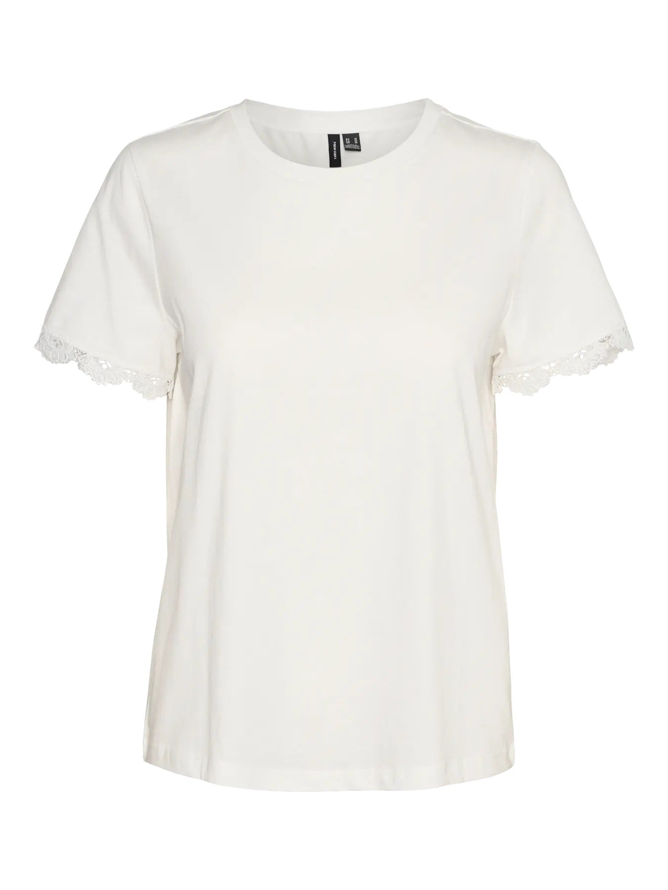 Vero Moda t-shirt vmhanne francis ss top snow w chest