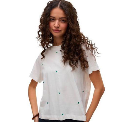 Vero moda t-shirt mezza manica vmsolvei mette ss top box jrs
spe ga