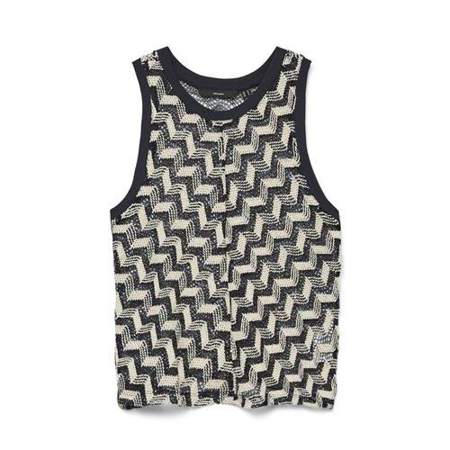 Vero moda canotta in filo vmtikka sl crochet top jrs ga