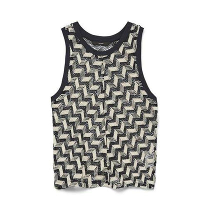 Vero moda canotta in filo vmtikka sl crochet top jrs ga