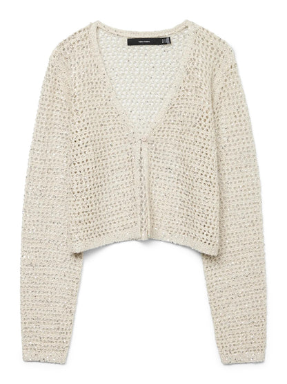 Vero moda cardigan in maglia vmleilani glitter ls v-neck