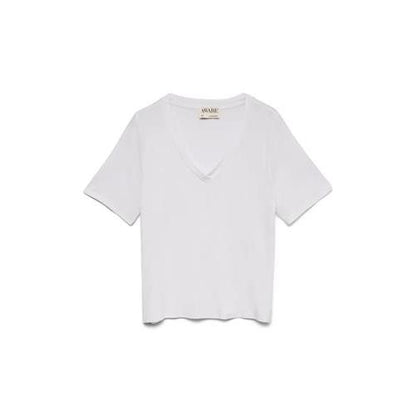 Vero t-shirt mezaa manica  vmrita ss v-neck t-shirt vma