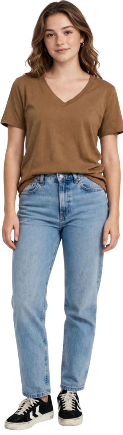 Vero moda t-shirt vmrita ss v-neck t-shirt vma