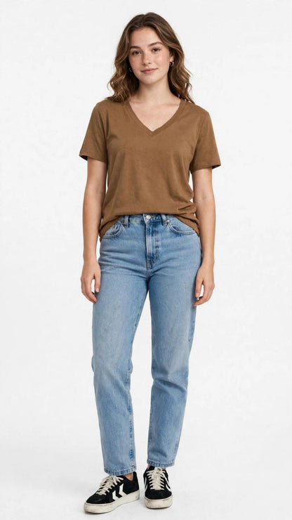 Vero moda t-shirt vmrita ss v-neck t-shirt vma