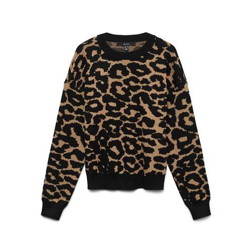 Vero Moda maglia giro collo maculata