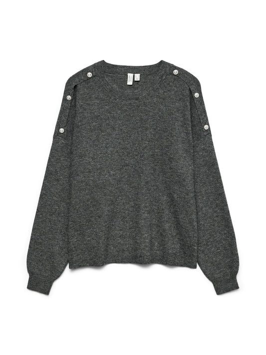 Vero Moda maglia giro collo vmjoya ls oneck button
pullover btq