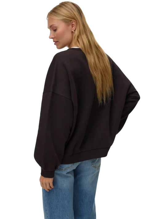 Vero moda felpa donna Flc mteddy maly ls sweatshirt jrs