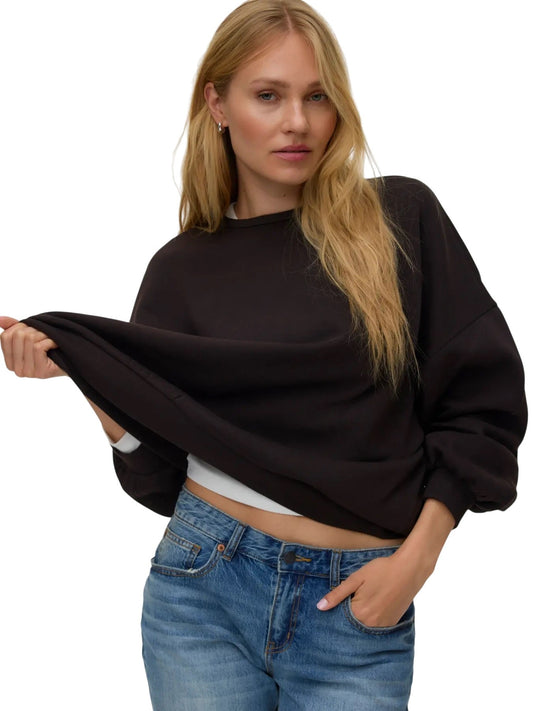 Vero moda felpa donna Flc mteddy maly ls sweatshirt jrs
