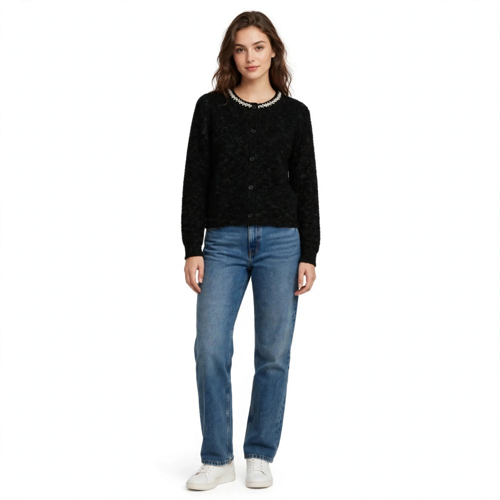 Vero Moda cardigan vmnovah jewel ls button cardi