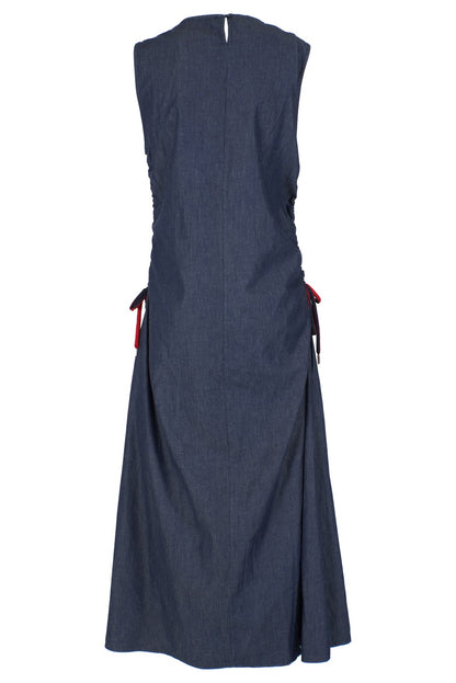 Yes-Zee abito lungo in jeans leggero
