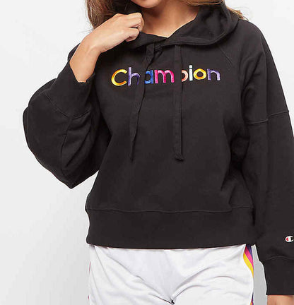 champion felpa cappuccio arcobaleno