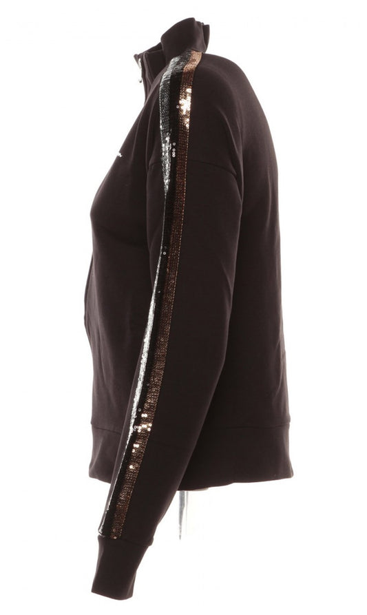 champion felpa zip lunga con paiette