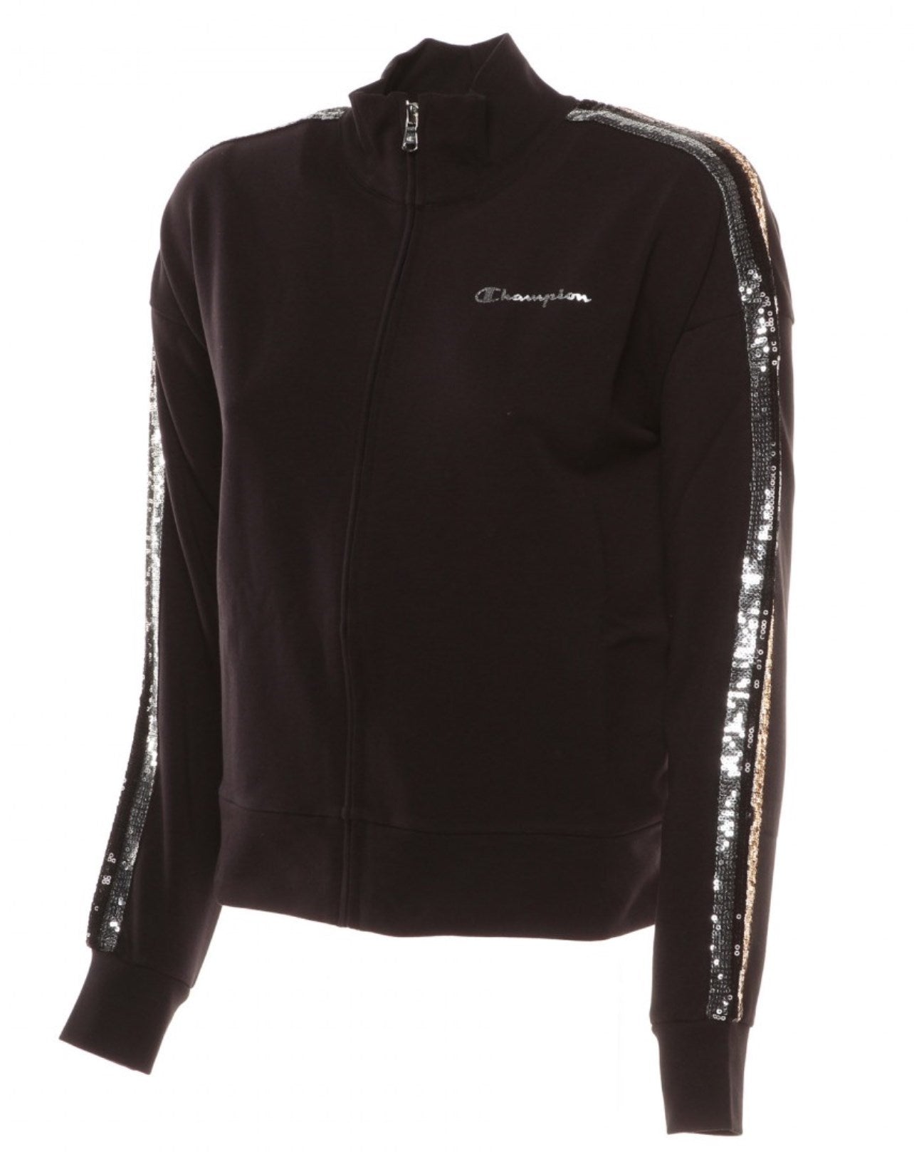 champion felpa zip lunga con paiette