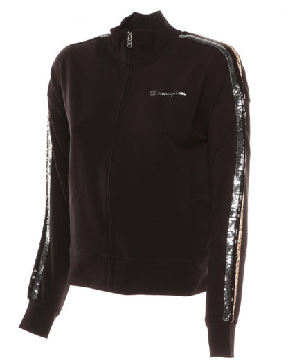 champion felpa zip lunga con paiette