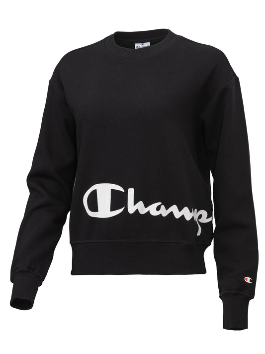 Champion felpa giro collo W con scritta grande