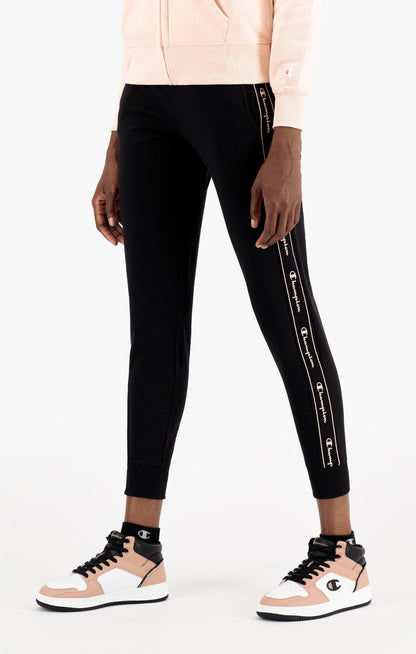 Champion pantalone donna scritta sulla gamba