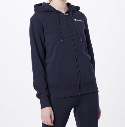 Chiampion felpa zip lunga cappuccio donna ultra light spring terry (gr.260)