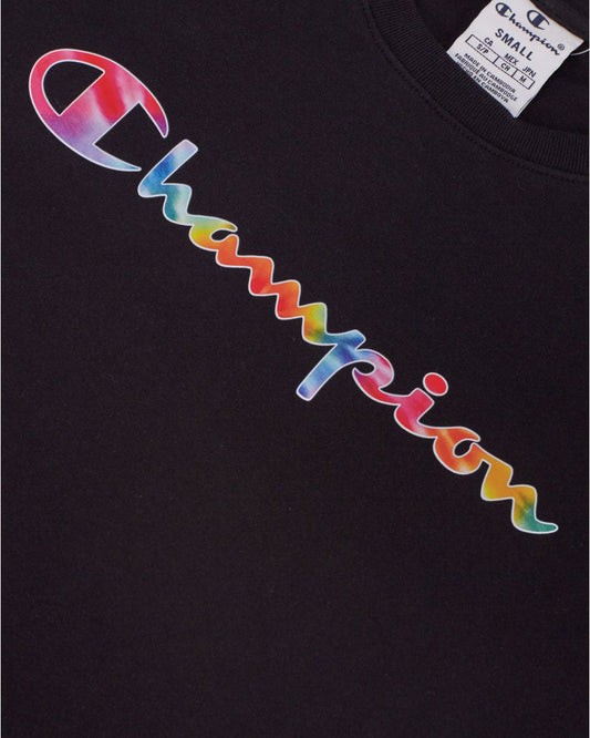 Champion t-shirt m/m con stampa multicolor donna legacy