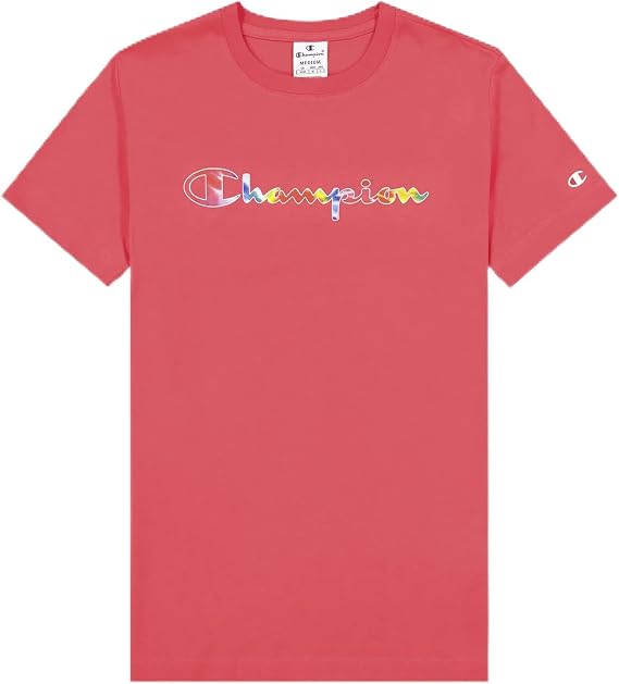 Champion t-shirt m/m con stampa multicolor donna legacy