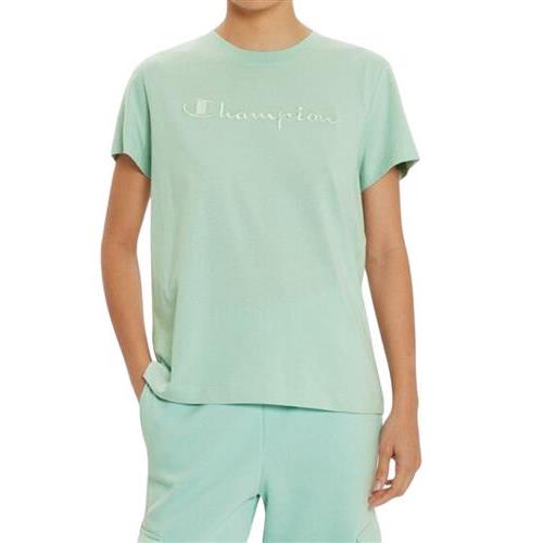 Champion t-shirt donna con logo ricamato tono su tono art.117650