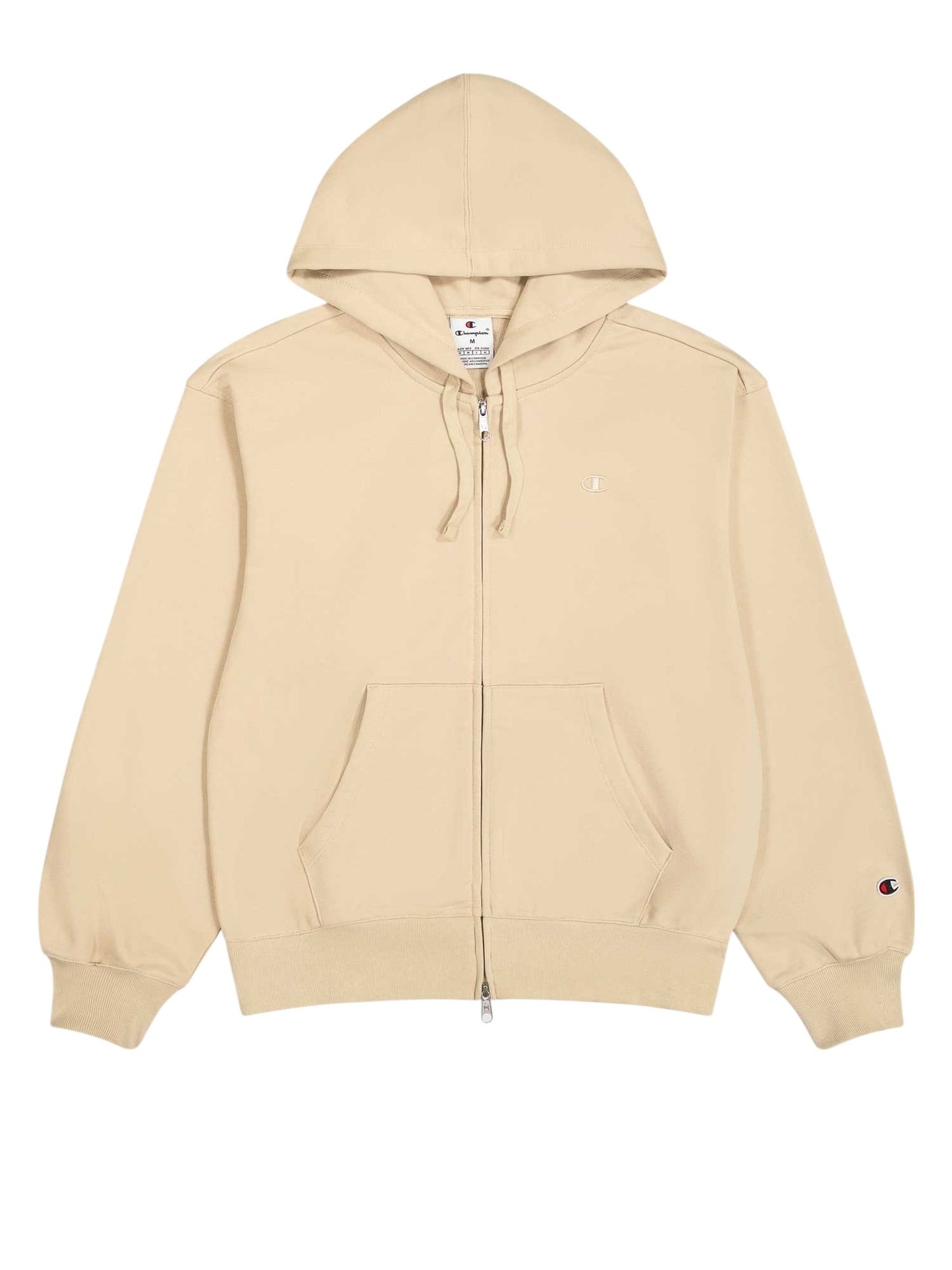 Champion felpa zip lunga cappuccio