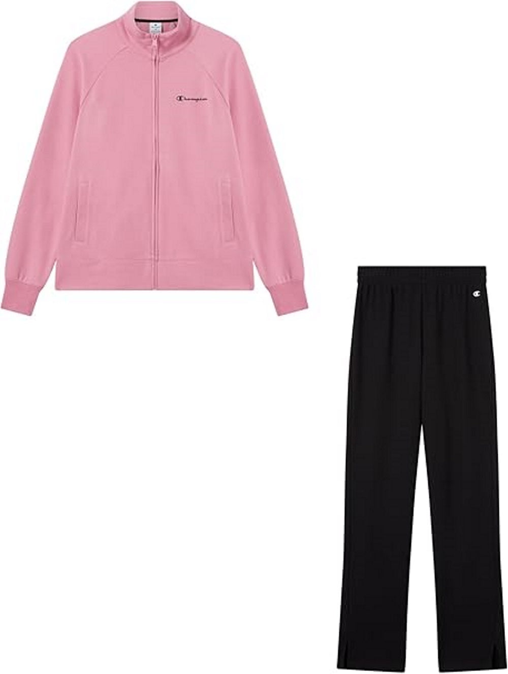 Champion tuta donna zip lunga in cotone garzato