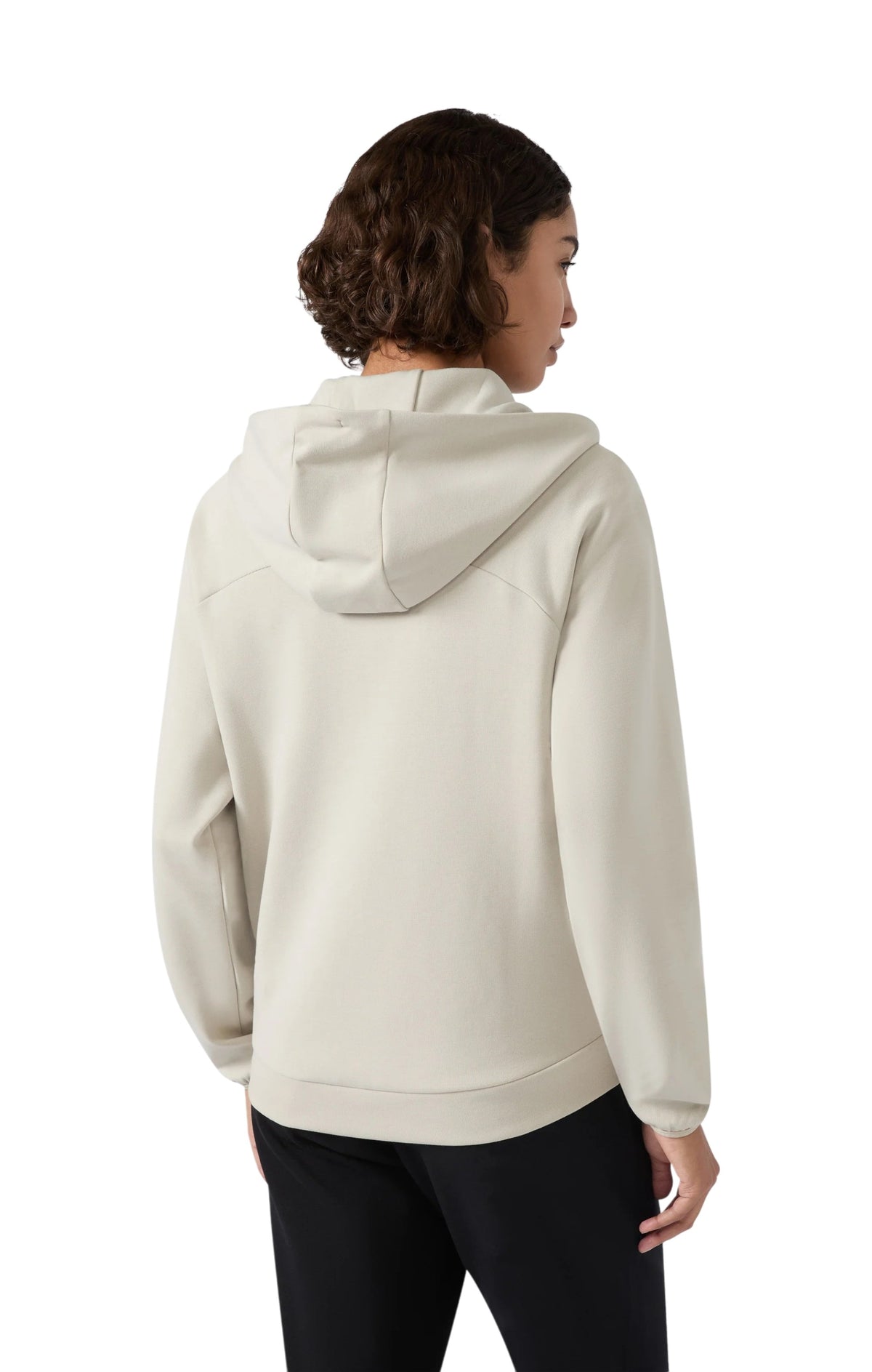 Champion Felpa Donna Con Cappuccio E Zip Intera In Misto Cotone Stretc