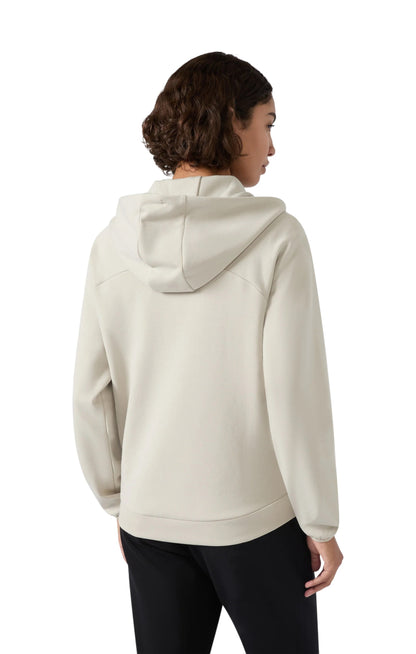 Champion Felpa Donna Con Cappuccio E Zip Intera In Misto Cotone Stretc