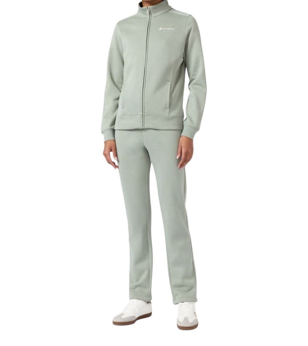 Chamion tuta zip lunga pantalone dritto