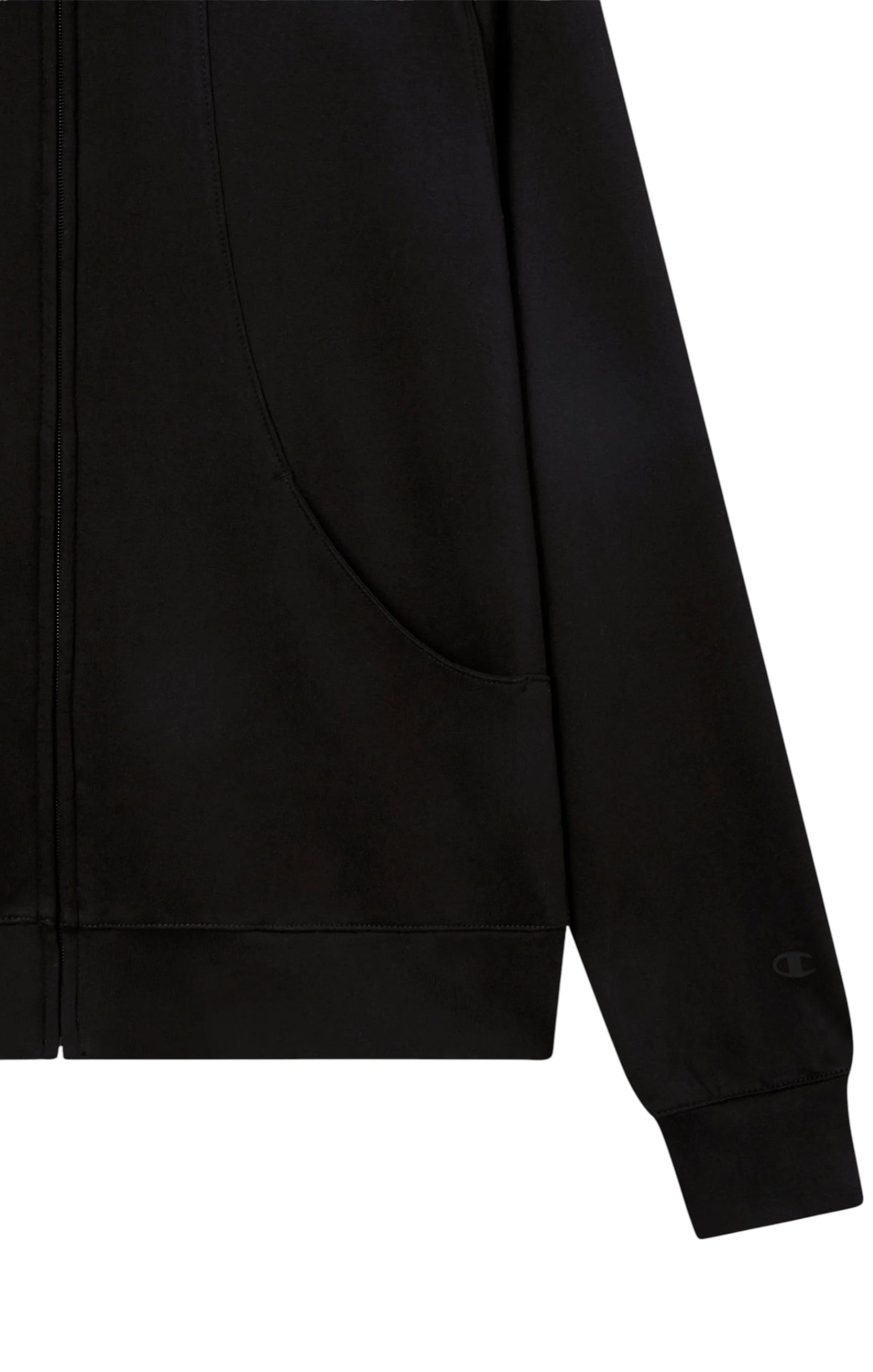 Champion Tuta Full Zip con interno felpato da Donna Nero
