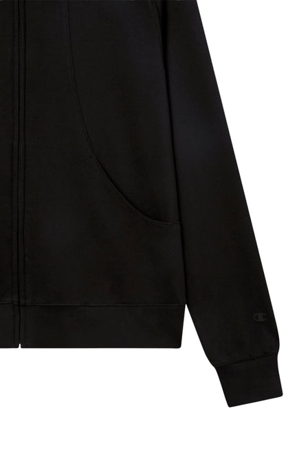 Champion Tuta Full Zip con interno felpato da Donna Nero