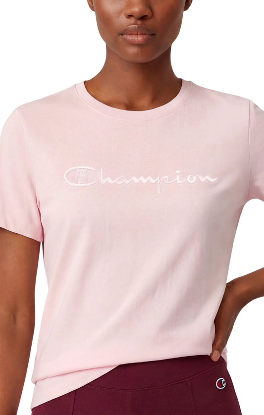 Champion t-shirt giro collo donna