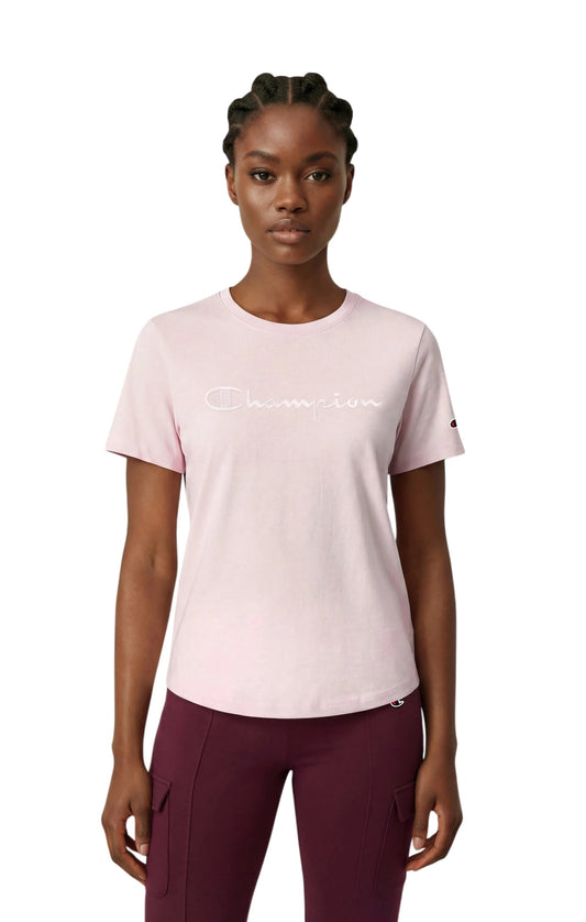 Champion t-shirt giro collo donna