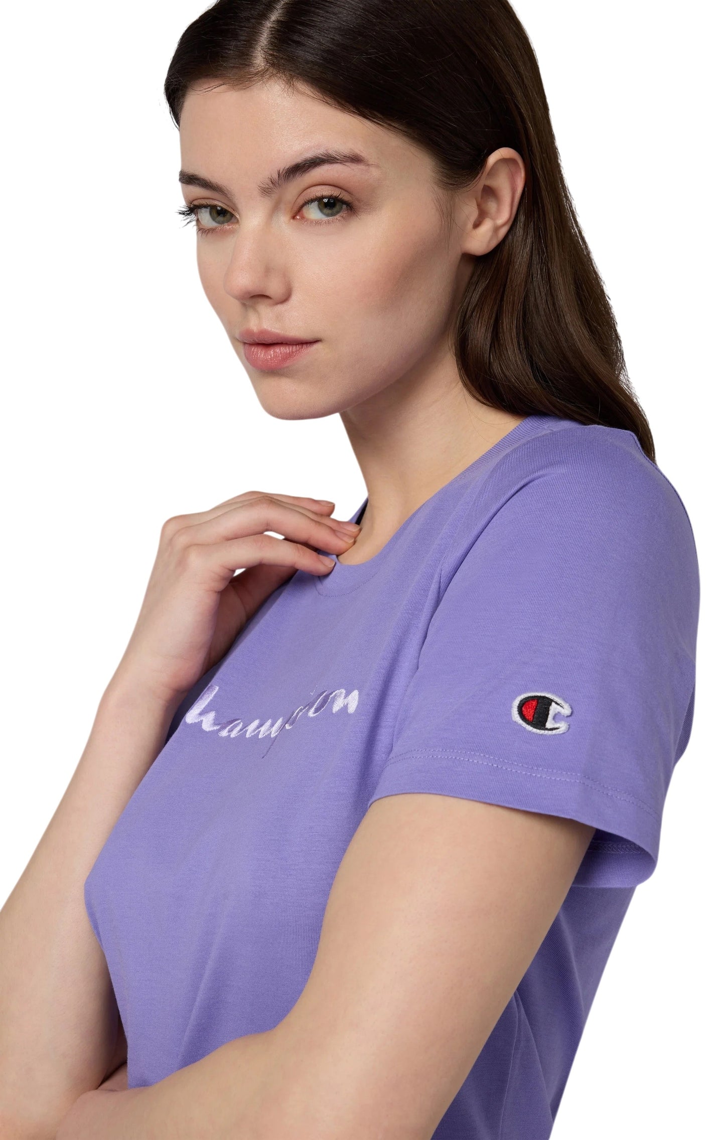 Champion t-shirt giro collo donna