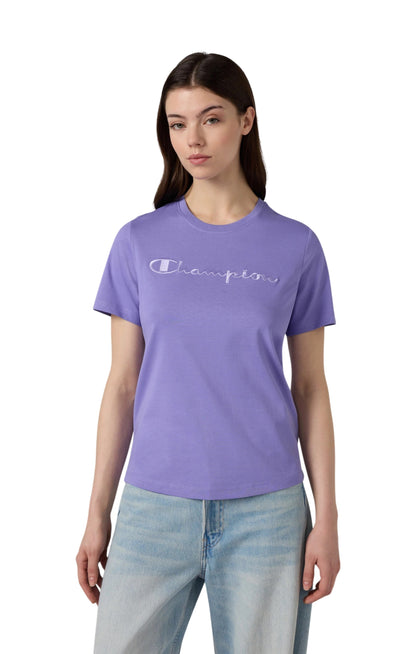 Champion t-shirt giro collo donna