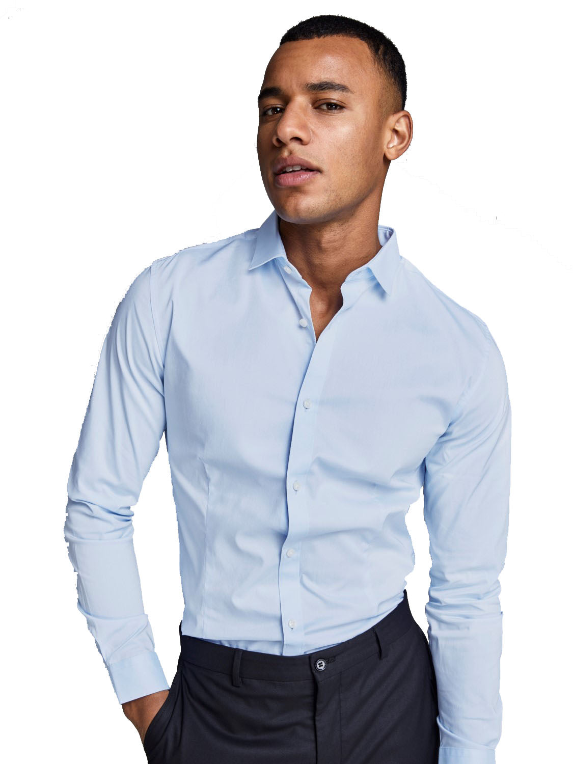 jack&jones camicia stretch manica lunga