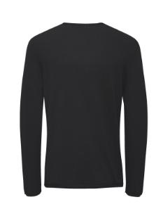 Maglia giro collo, cotone, motivo smagliato, modello RAF