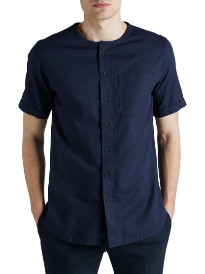 Jack&jones camicia mezza manica collo alla coreana mod. AIDEM