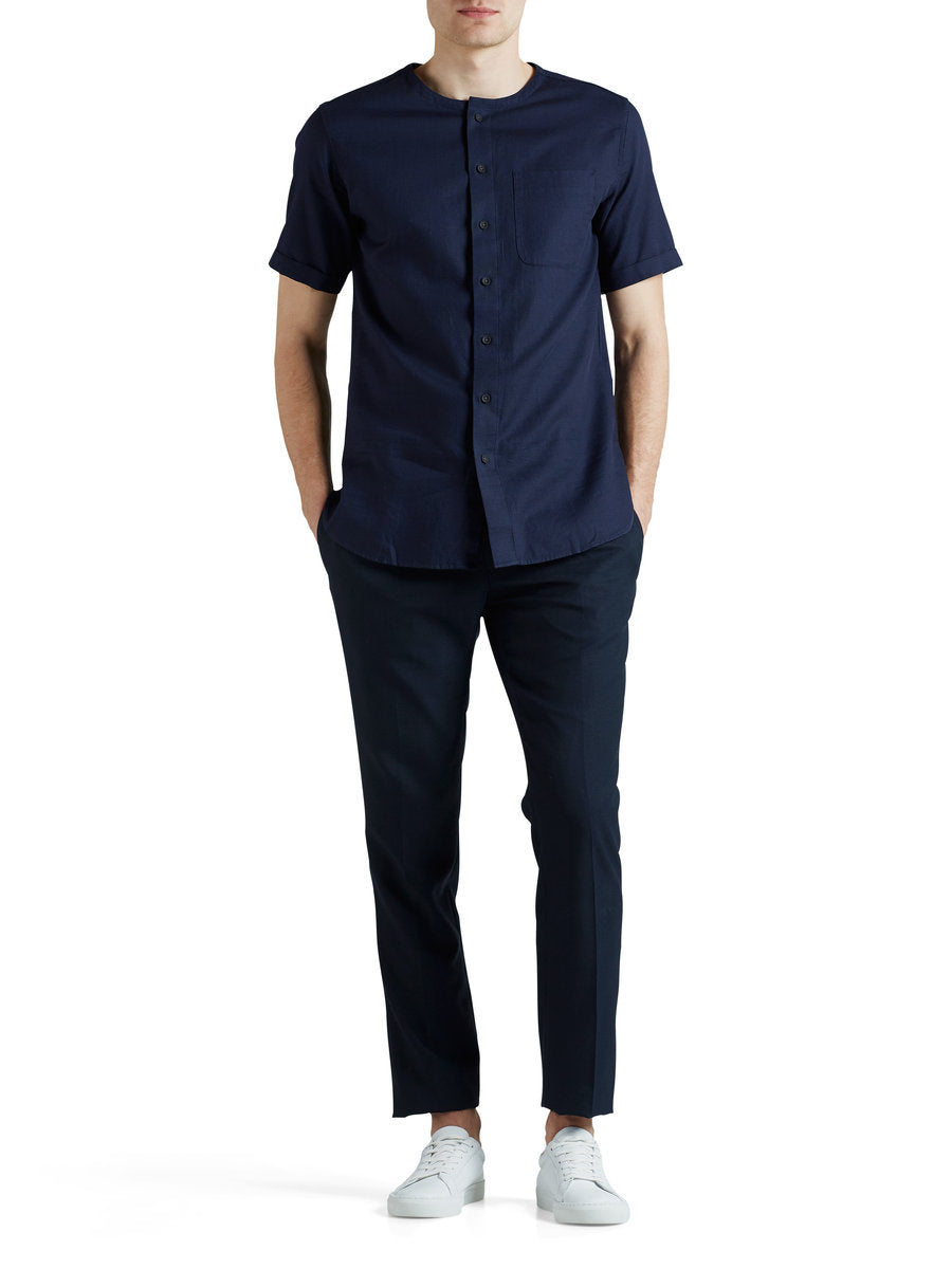 Jack&jones camicia mezza manica collo alla coreana mod. AIDEM