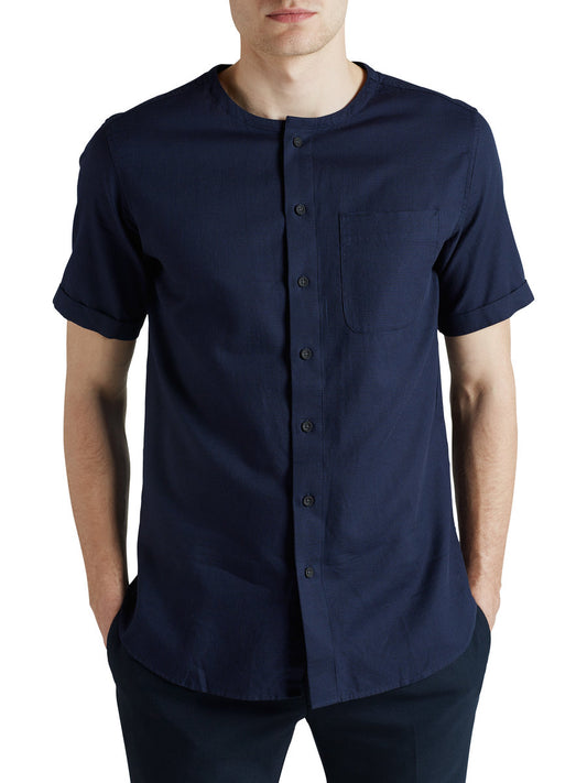 Jack&jones camicia mezza manica collo alla coreana mod. AIDEM
