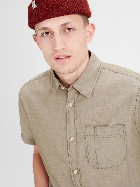 JACK&JONES CAMICIA MEZZA MANICA  SLIM MOD ARUCO