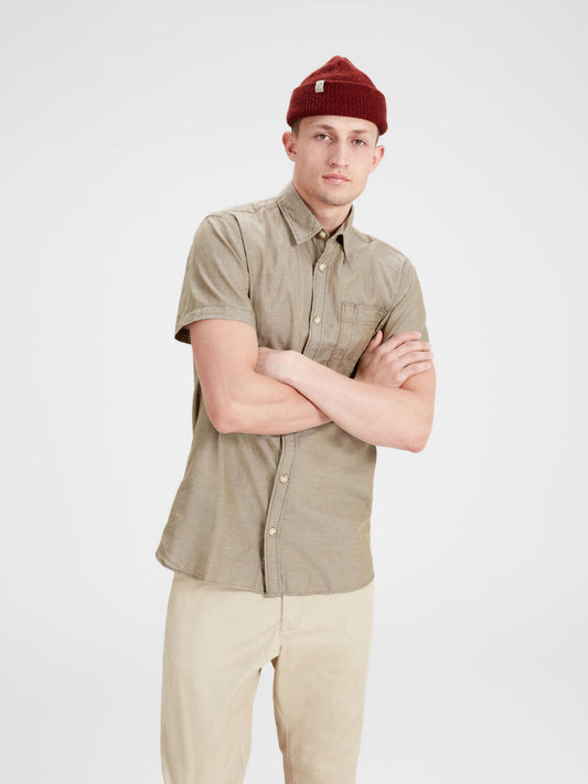 JACK&JONES CAMICIA MEZZA MANICA  SLIM MOD ARUCO