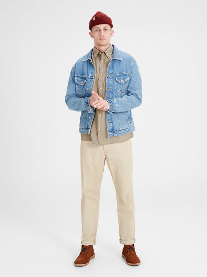 JACK&JONES CAMICIA MEZZA MANICA  SLIM MOD ARUCO
