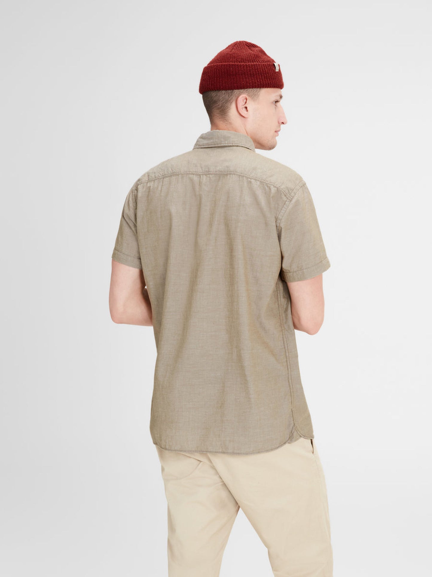 JACK&JONES CAMICIA MEZZA MANICA  SLIM MOD ARUCO