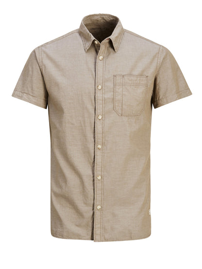 JACK&JONES CAMICIA MEZZA MANICA  SLIM MOD ARUCO