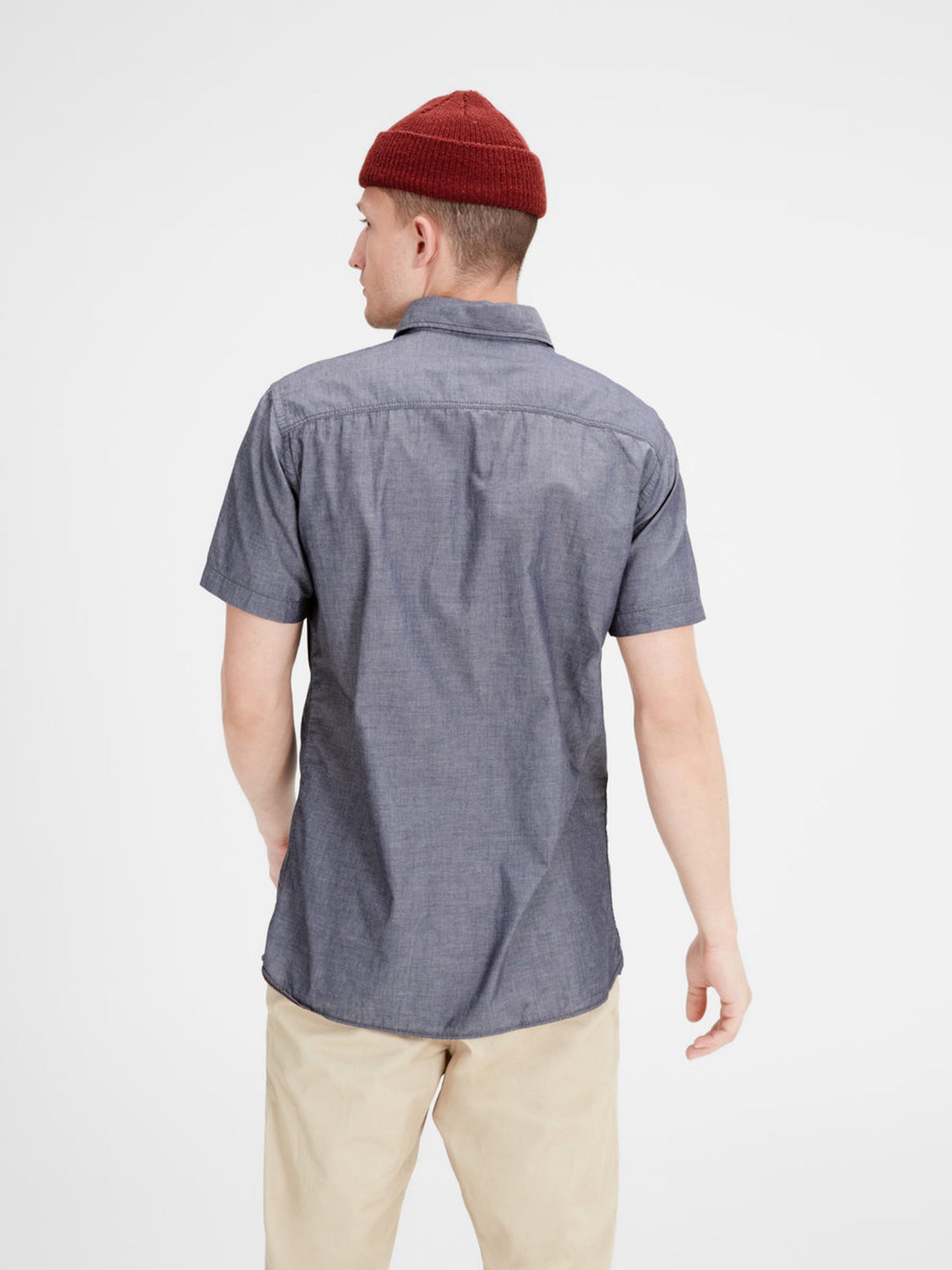 JACK&JONES CAMICIA MEZZA MANICA  SLIM MOD ARUCO