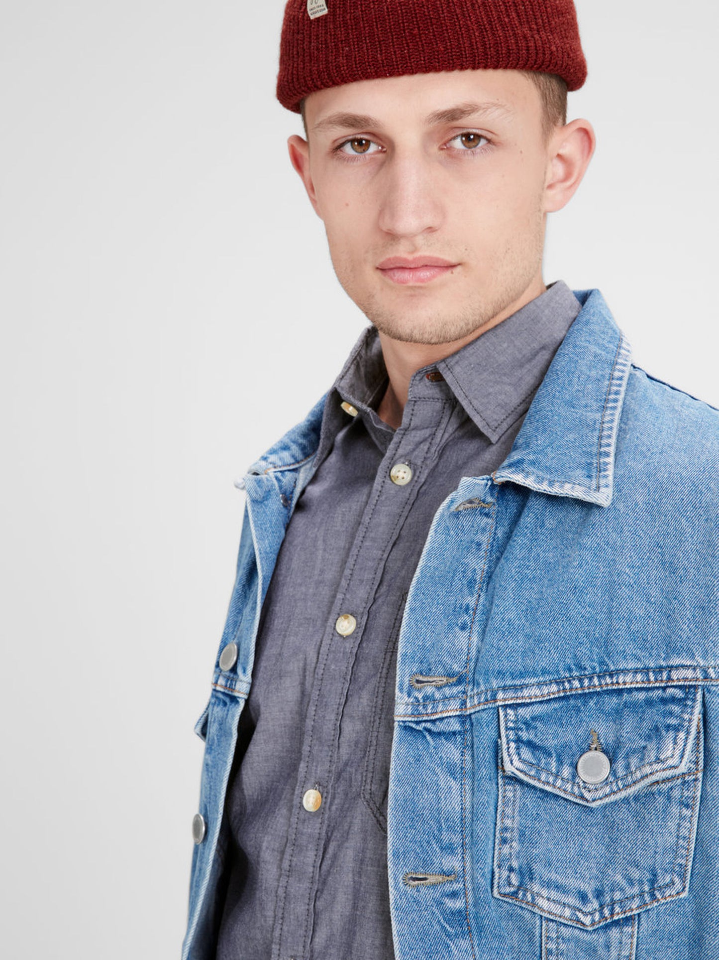 JACK&JONES CAMICIA MEZZA MANICA  SLIM MOD ARUCO